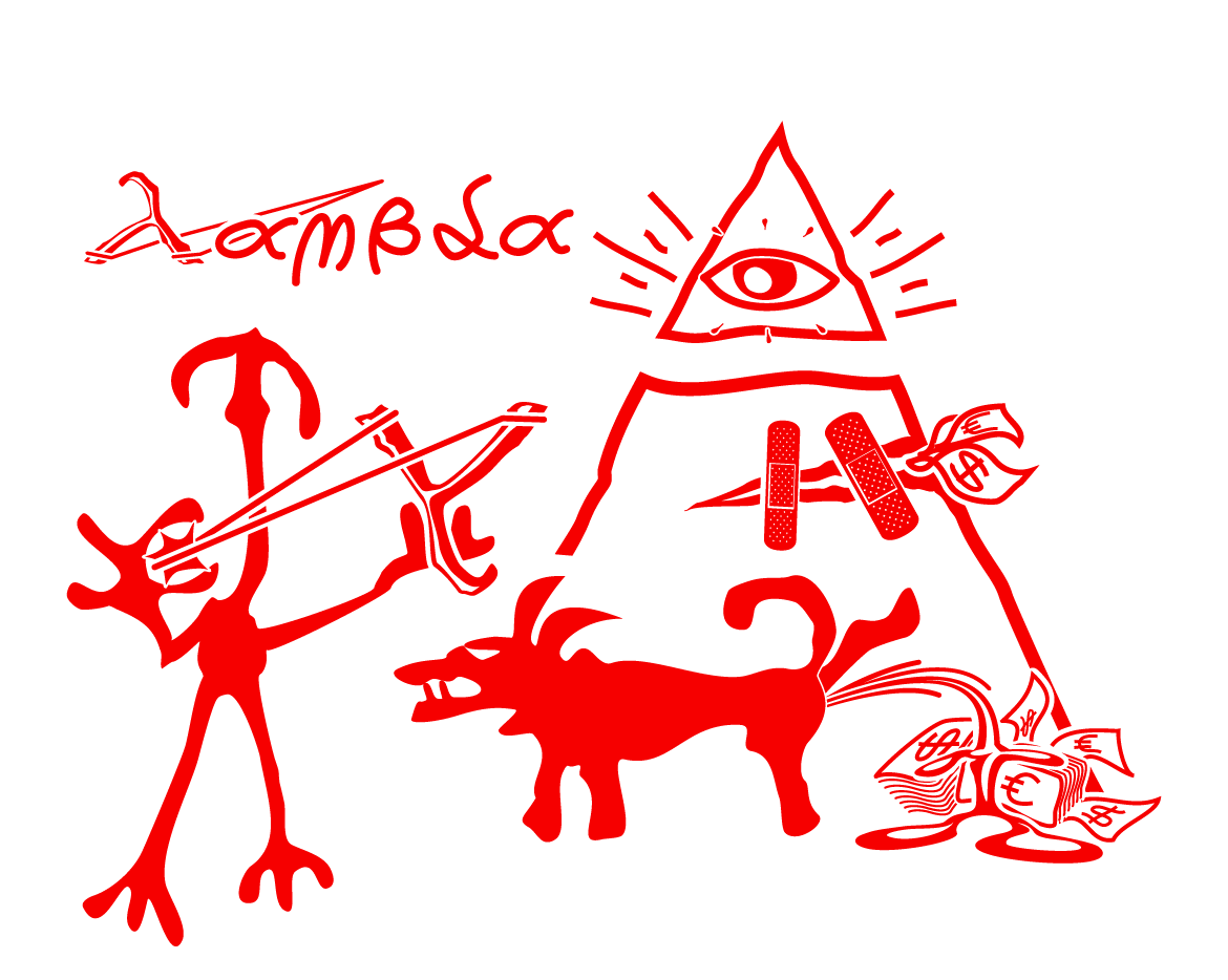 All seeing eye pyramid of power and David